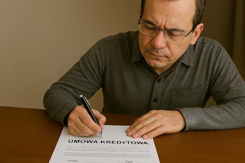 Wiek kredytobiorcy hipotecznego zawierającego umowę / aneks o refinansowanie wewnętrzne kredytu mieszkaniowego